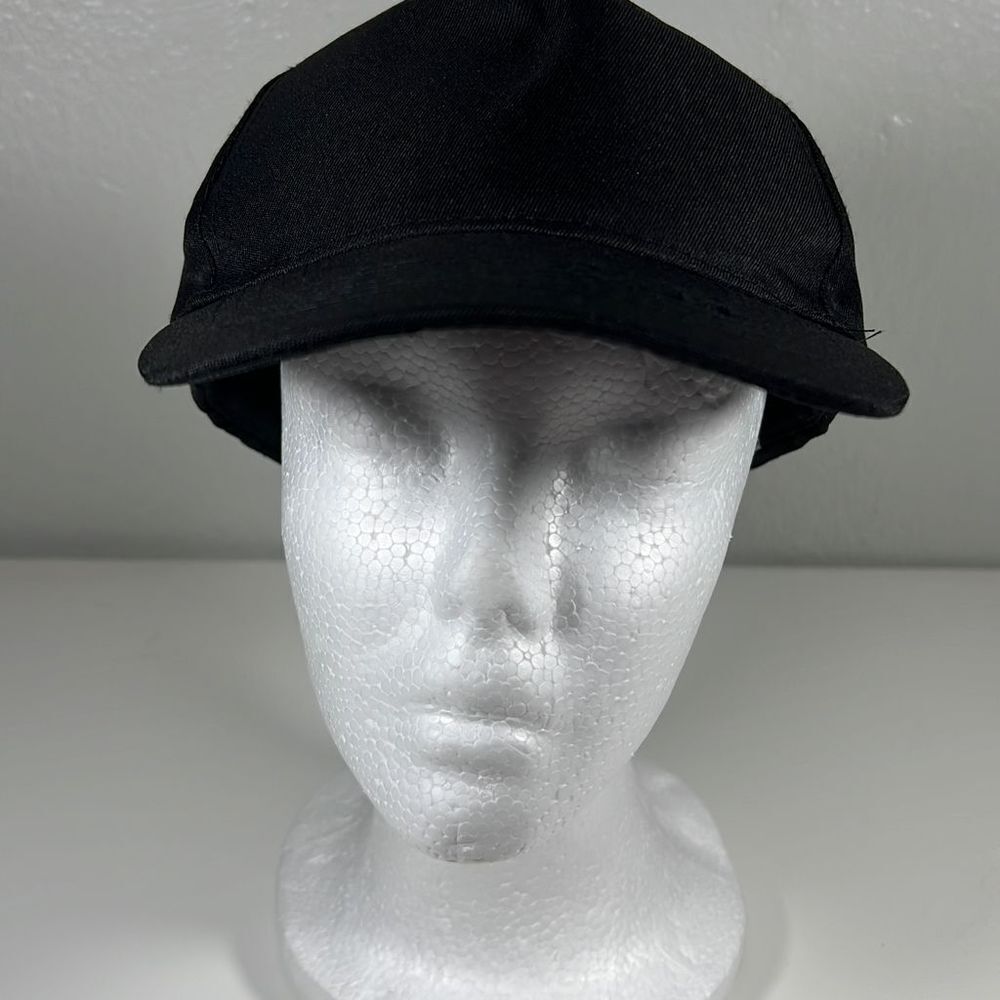 Baseball Cap w/ Hook & Loop Closure. Black. OSFM